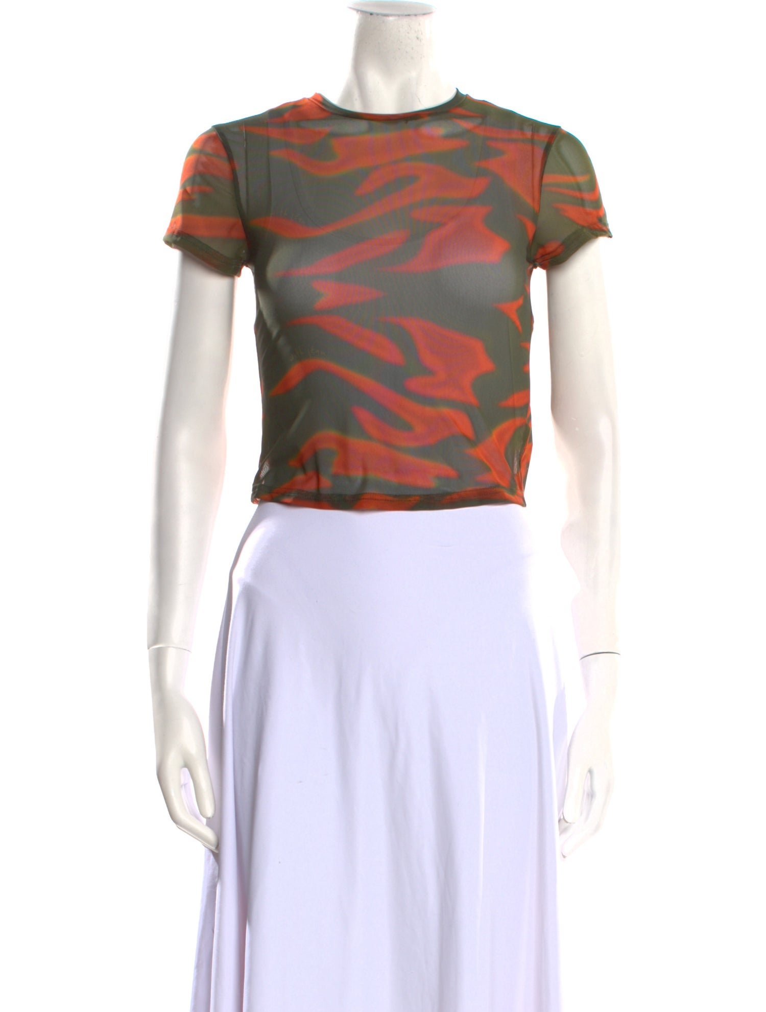 With Jéan Printed Crew Neck T-Shirt