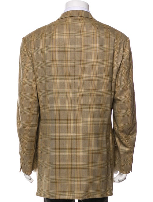 Henry Poole & Co Plaid Print Blazer