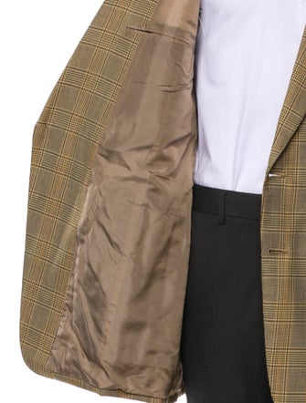 Henry Poole & Co Plaid Print Blazer