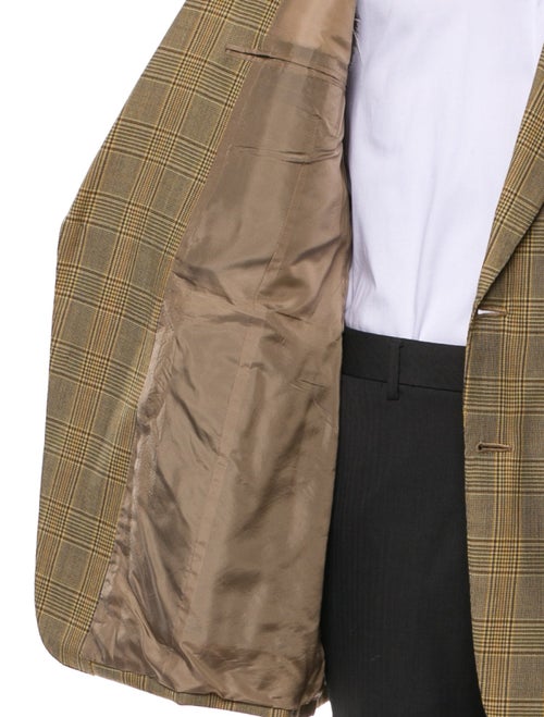 Henry Poole & Co Plaid Print Blazer