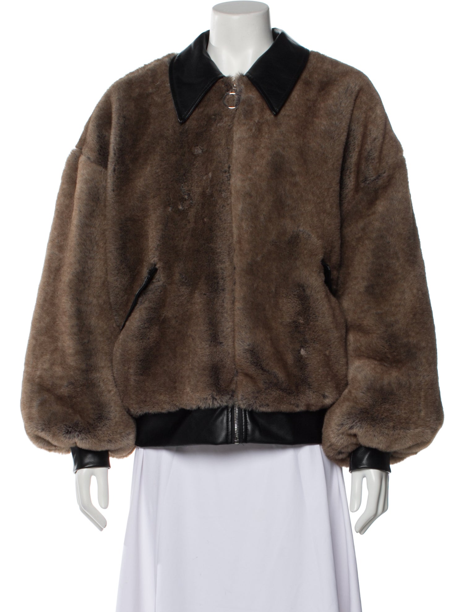 We Wore What Faux Fur Faux Fur Jacket