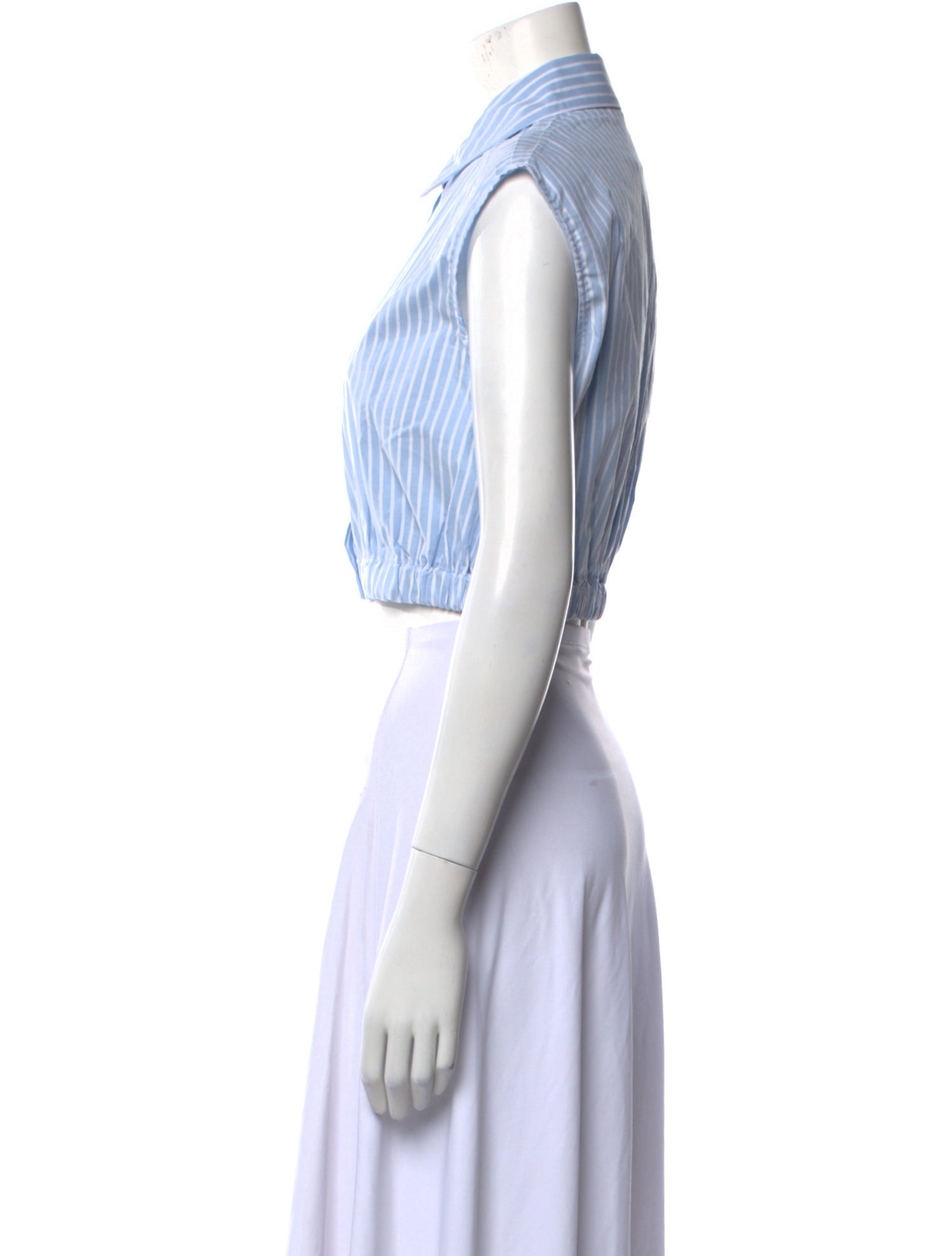 We Wore What Striped Short Sleeve Crop Top w/ Tags