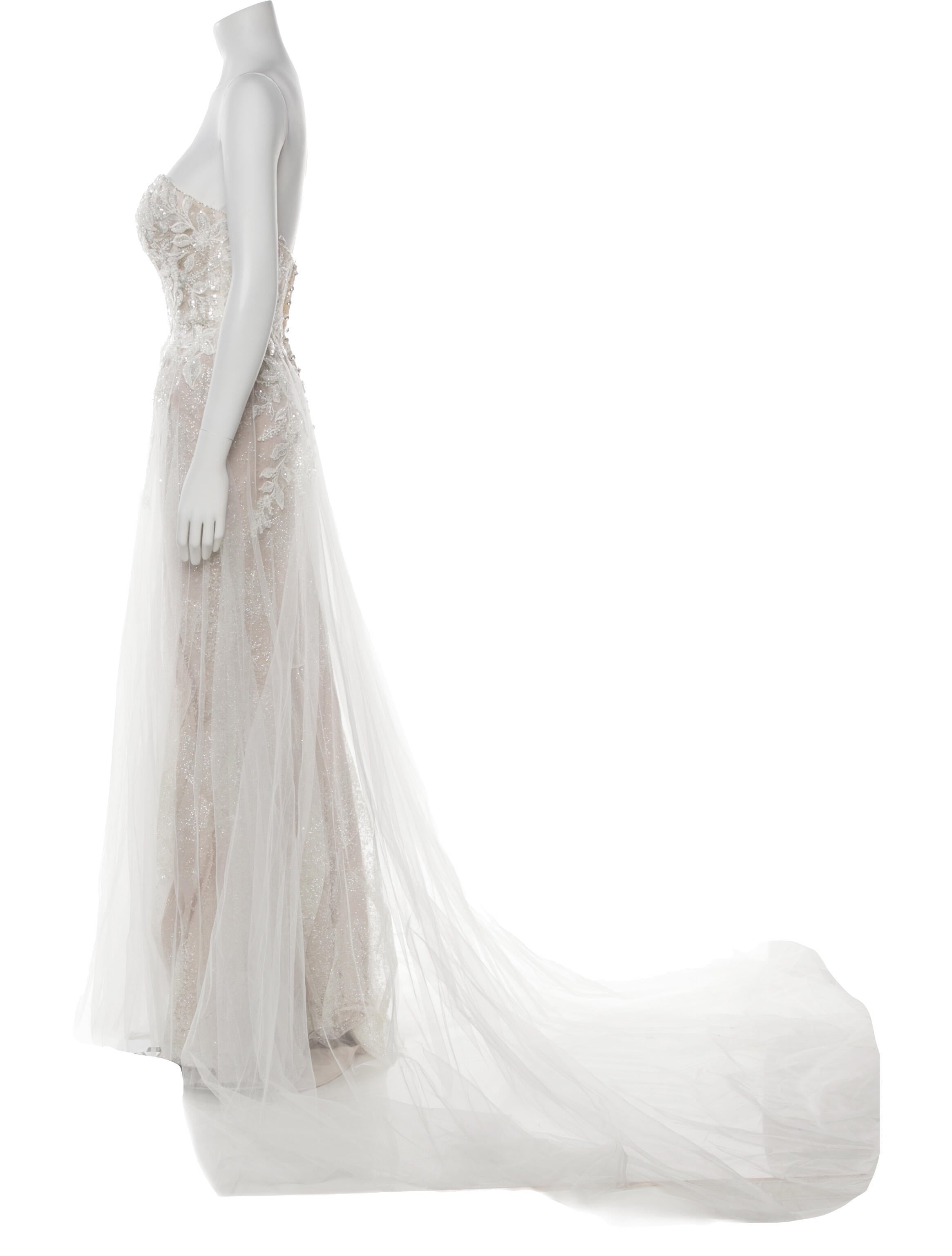 Allure Bridals Strapless Long Dress w/ Tags