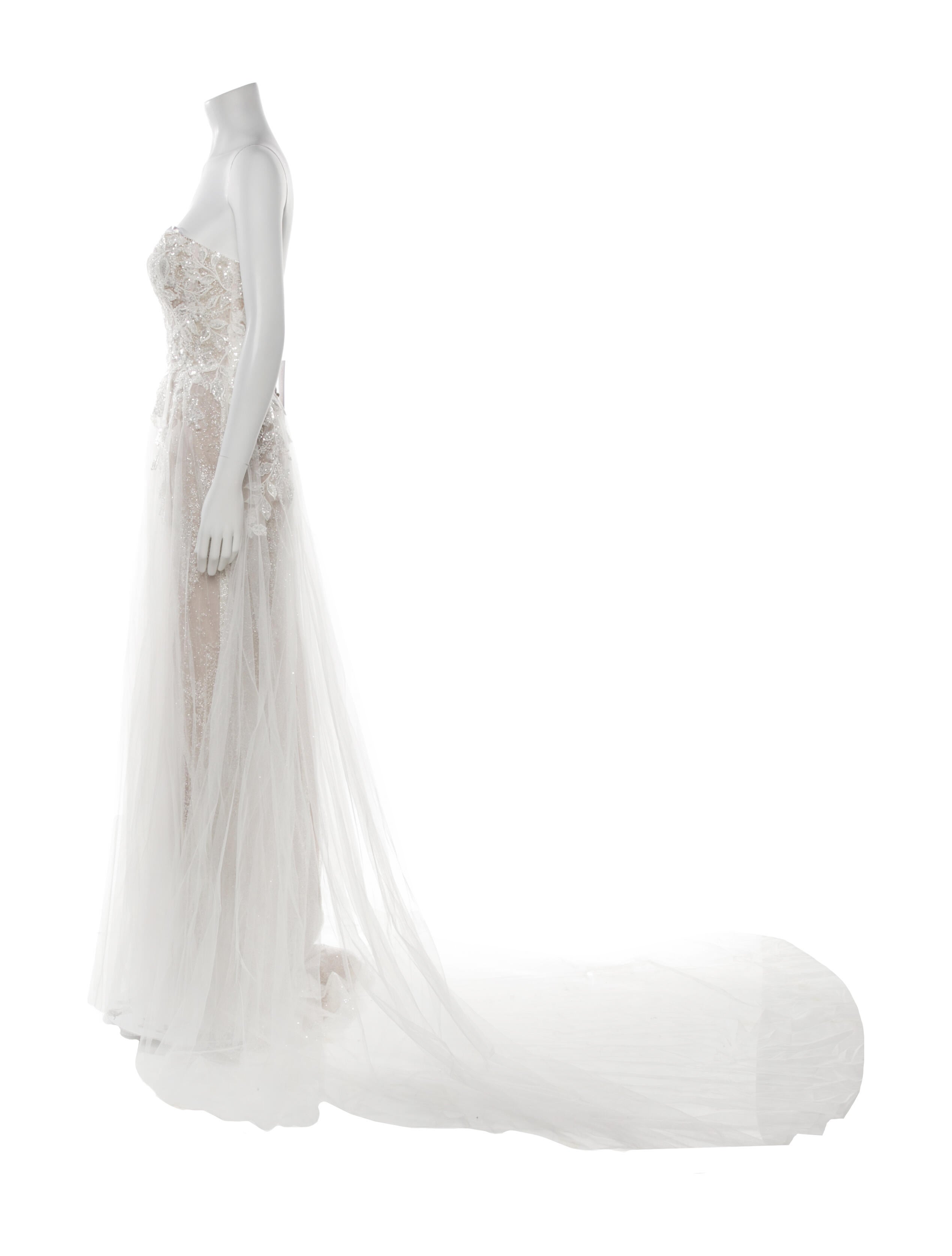 Allure Bridals Strapless Long Dress w/ Tags