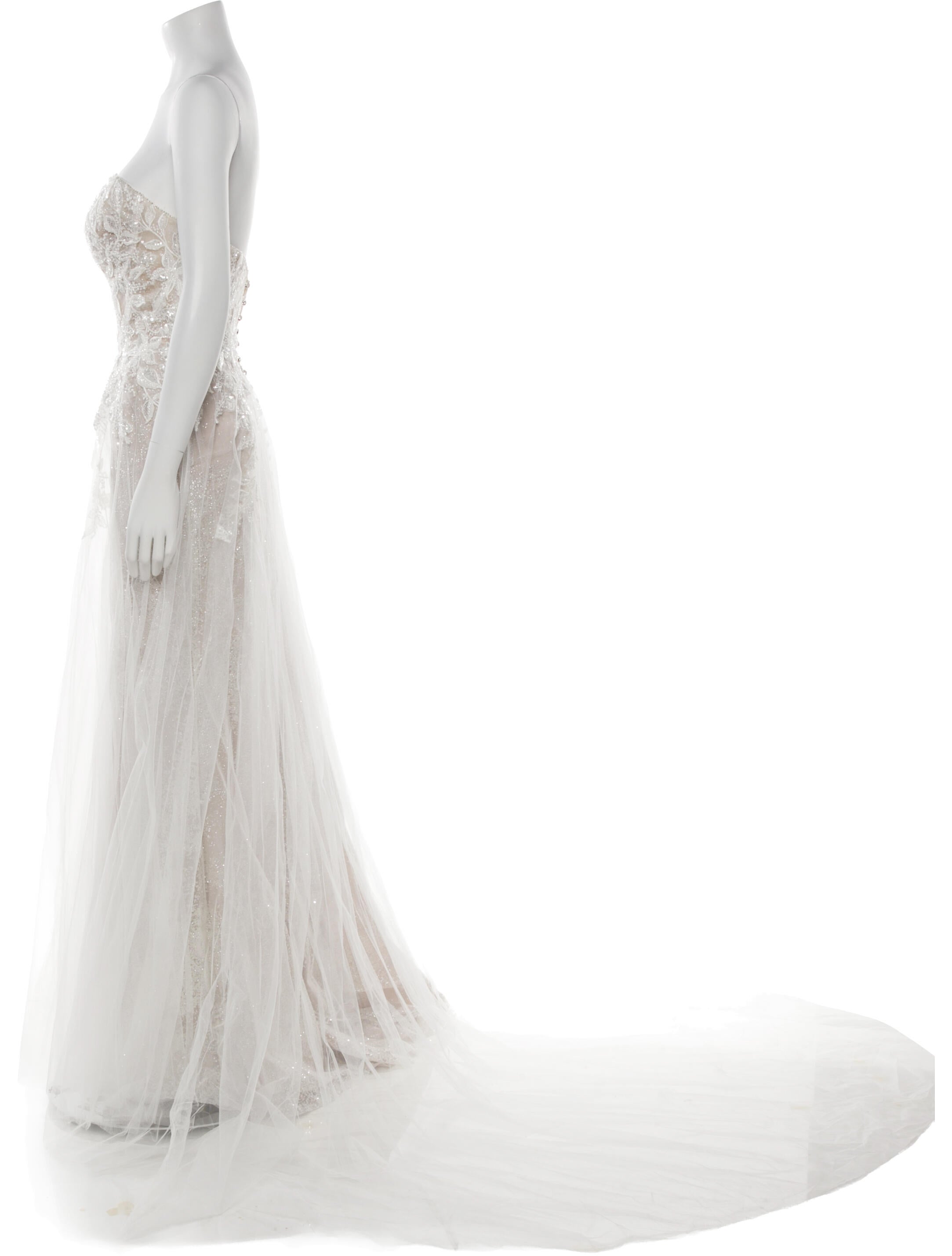 Allure Bridals Patterned Long Dress w/ Tags