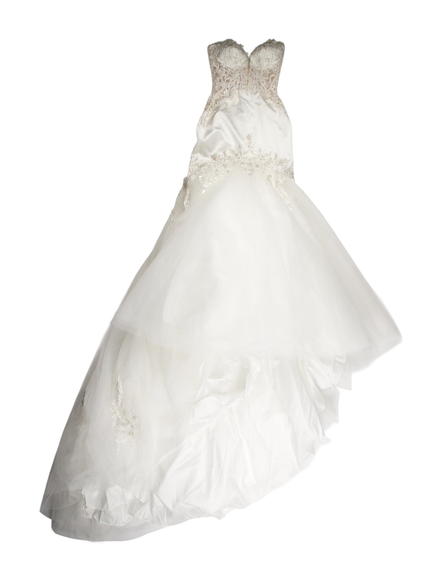 Allure Bridals Strapless Long Dress w/ Tags