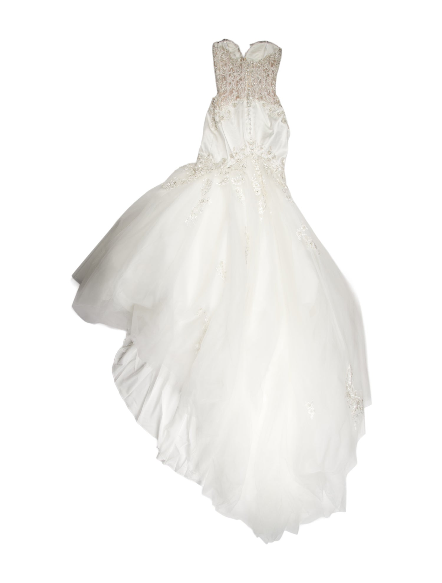 Allure Bridals Strapless Long Dress w/ Tags