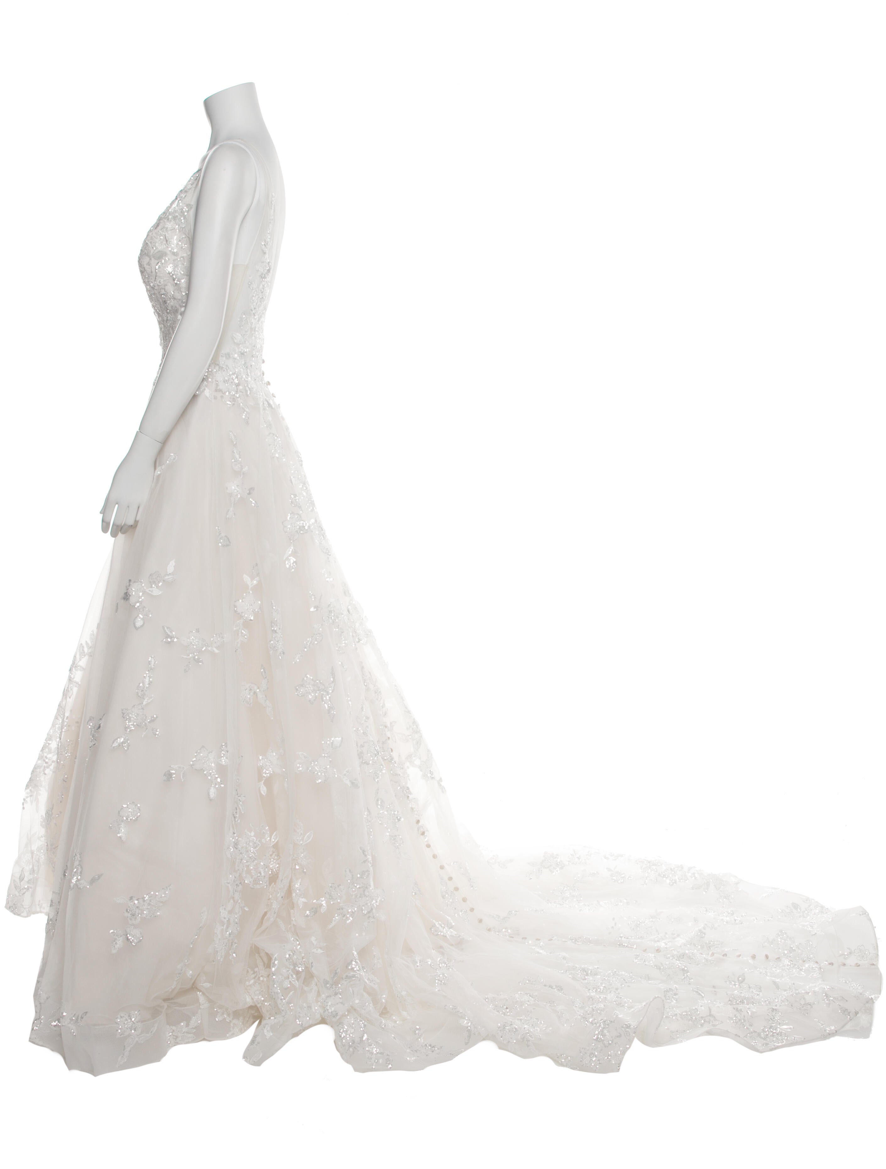 Allure Bridals V-Neck Long Dress w/ Tags