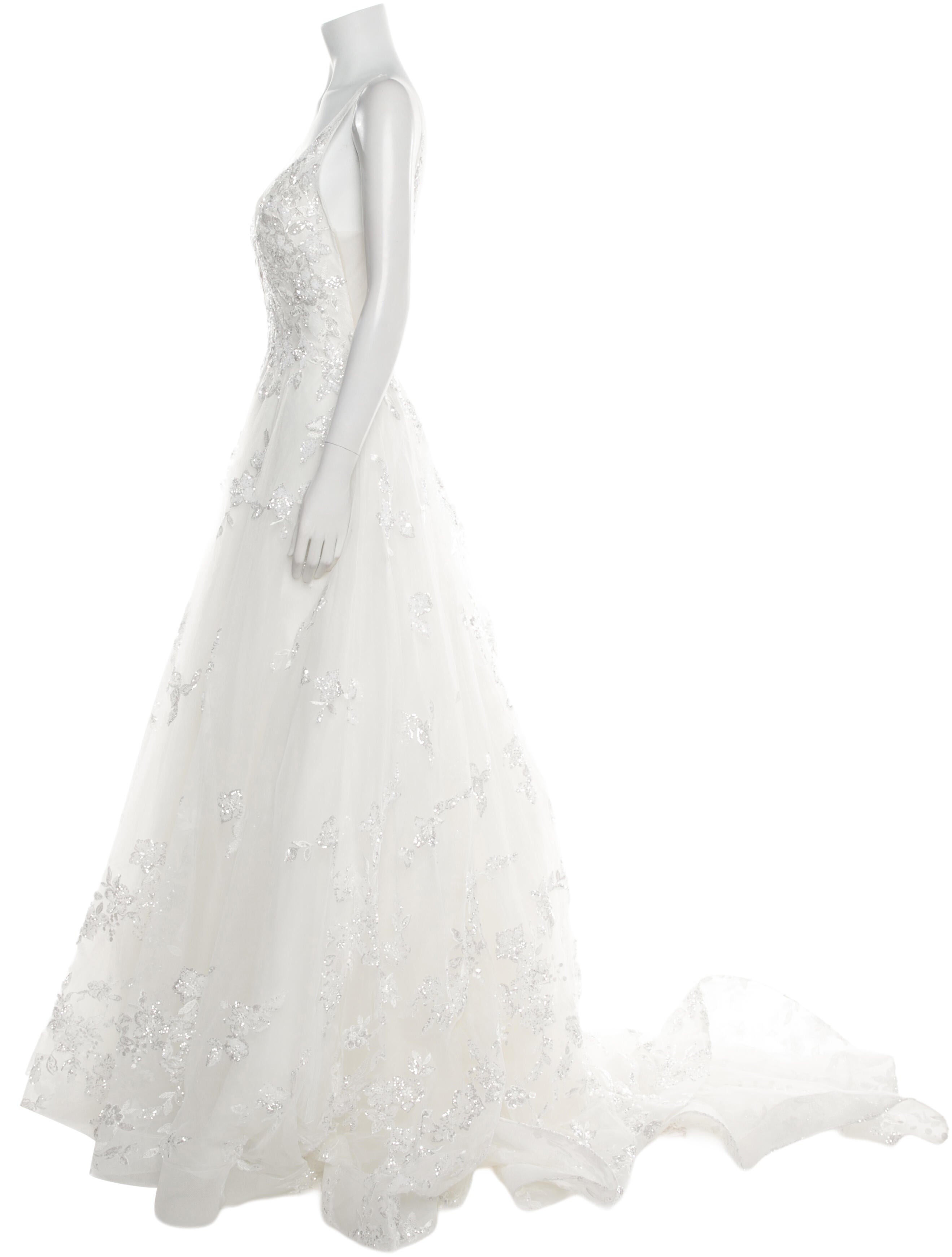 Allure Bridals V-Neck Long Dress w/ Tags
