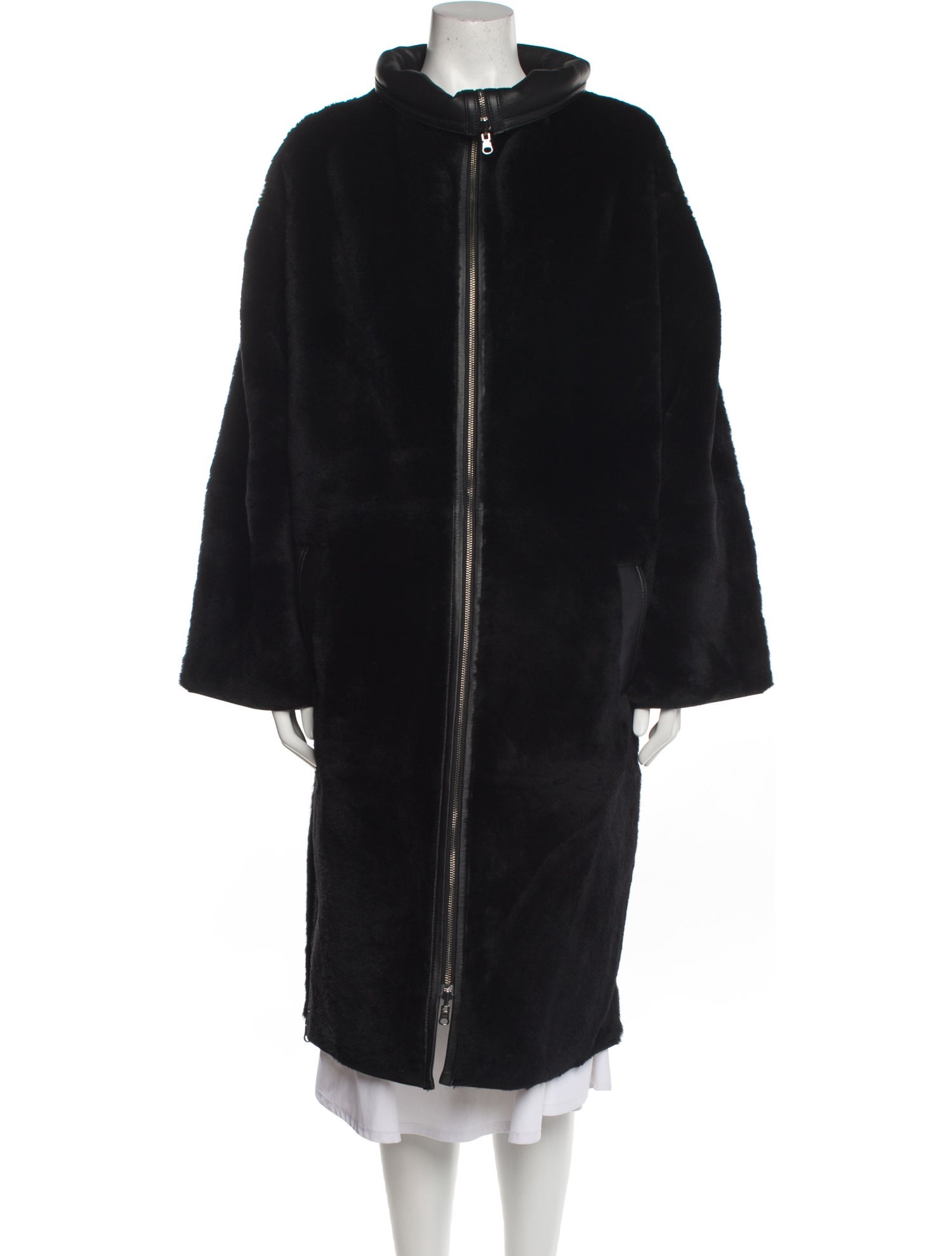 ZAPA Paris Lambskin Faux Fur Coat w/ Tags
