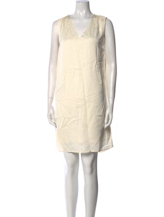 ZAPA Paris V-Neck Knee-Length Dress