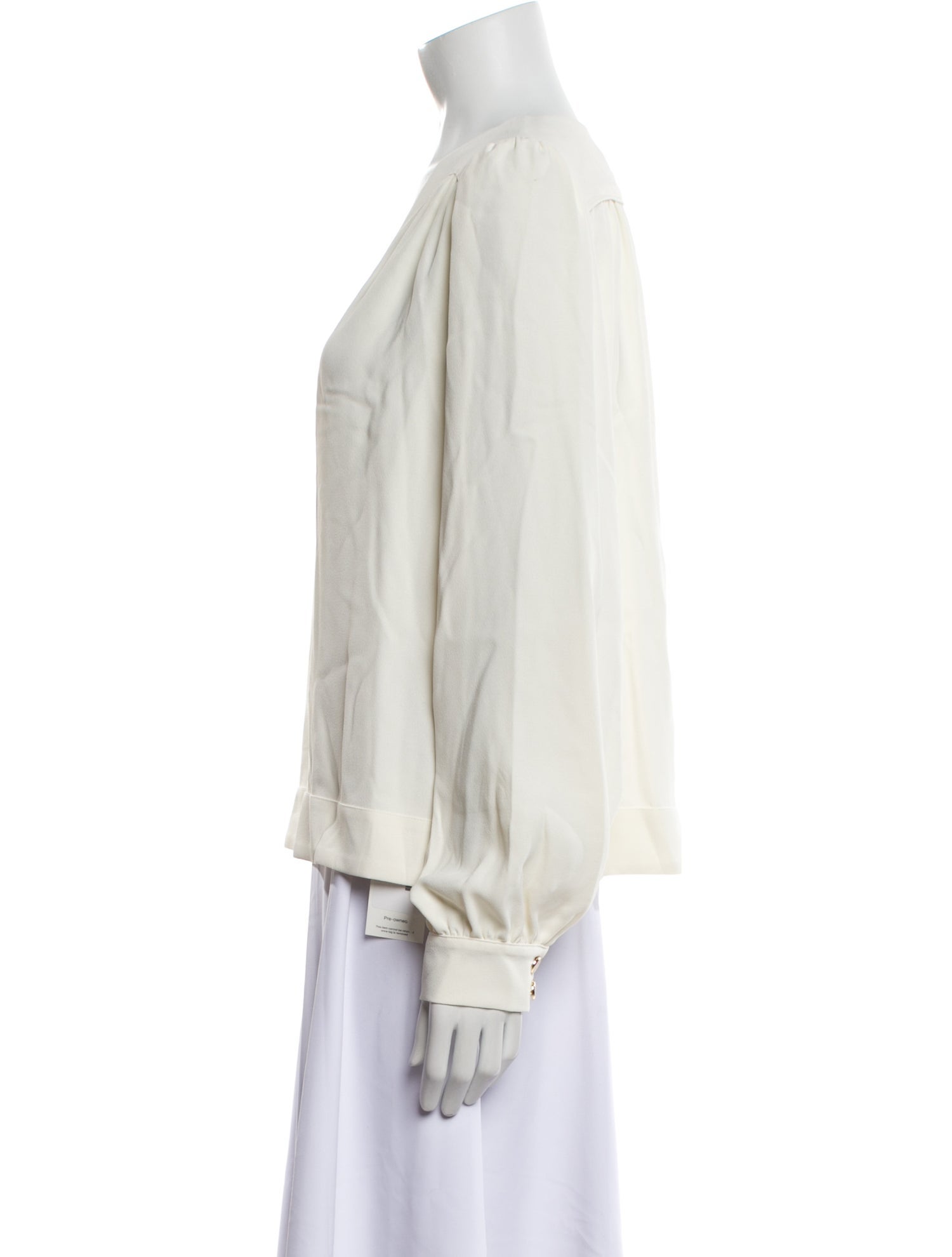 ZAPA Paris V-Neck Long Sleeve Blouse w/ Tags