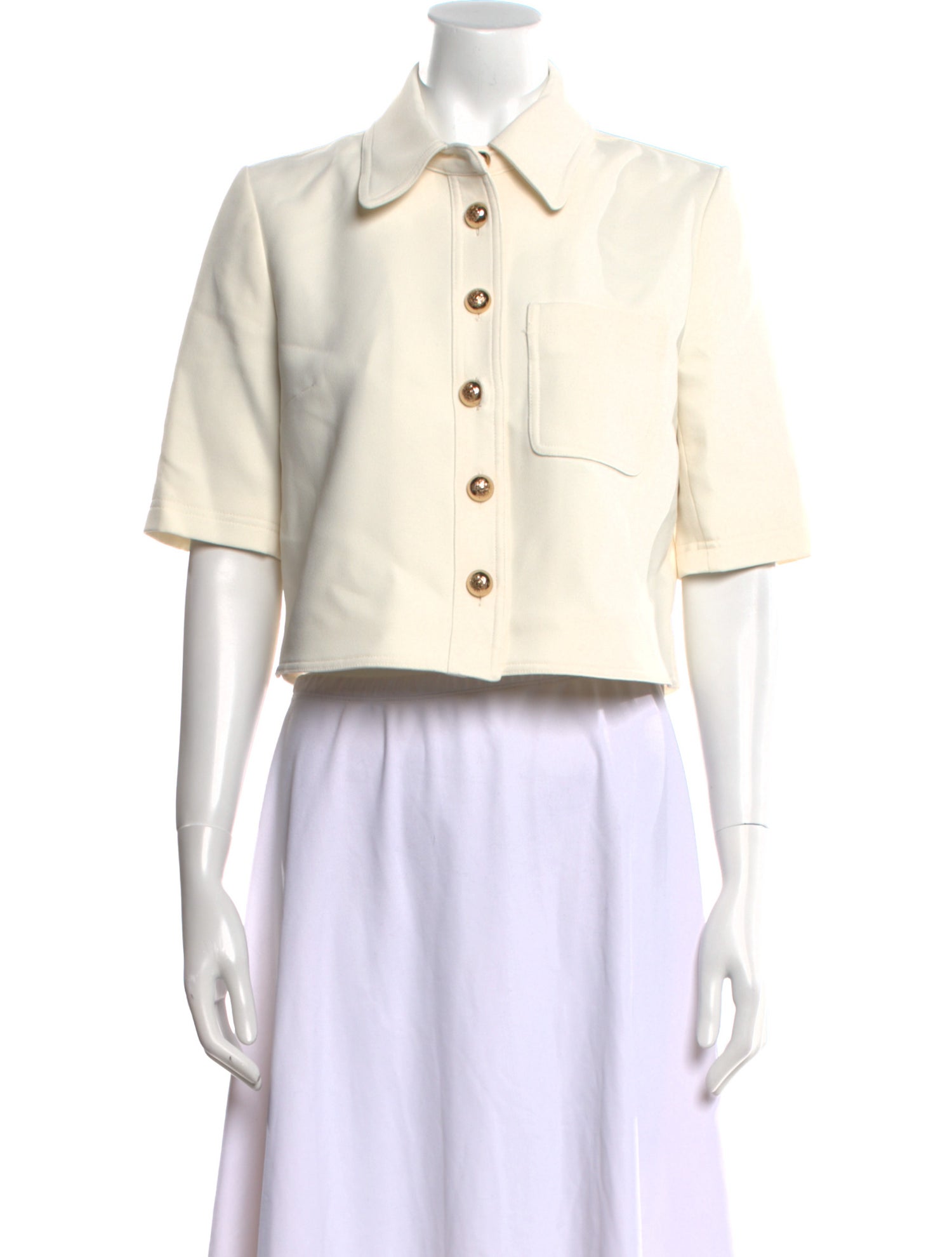 ZAPA Paris Short Sleeve Crop Top w/ Tags