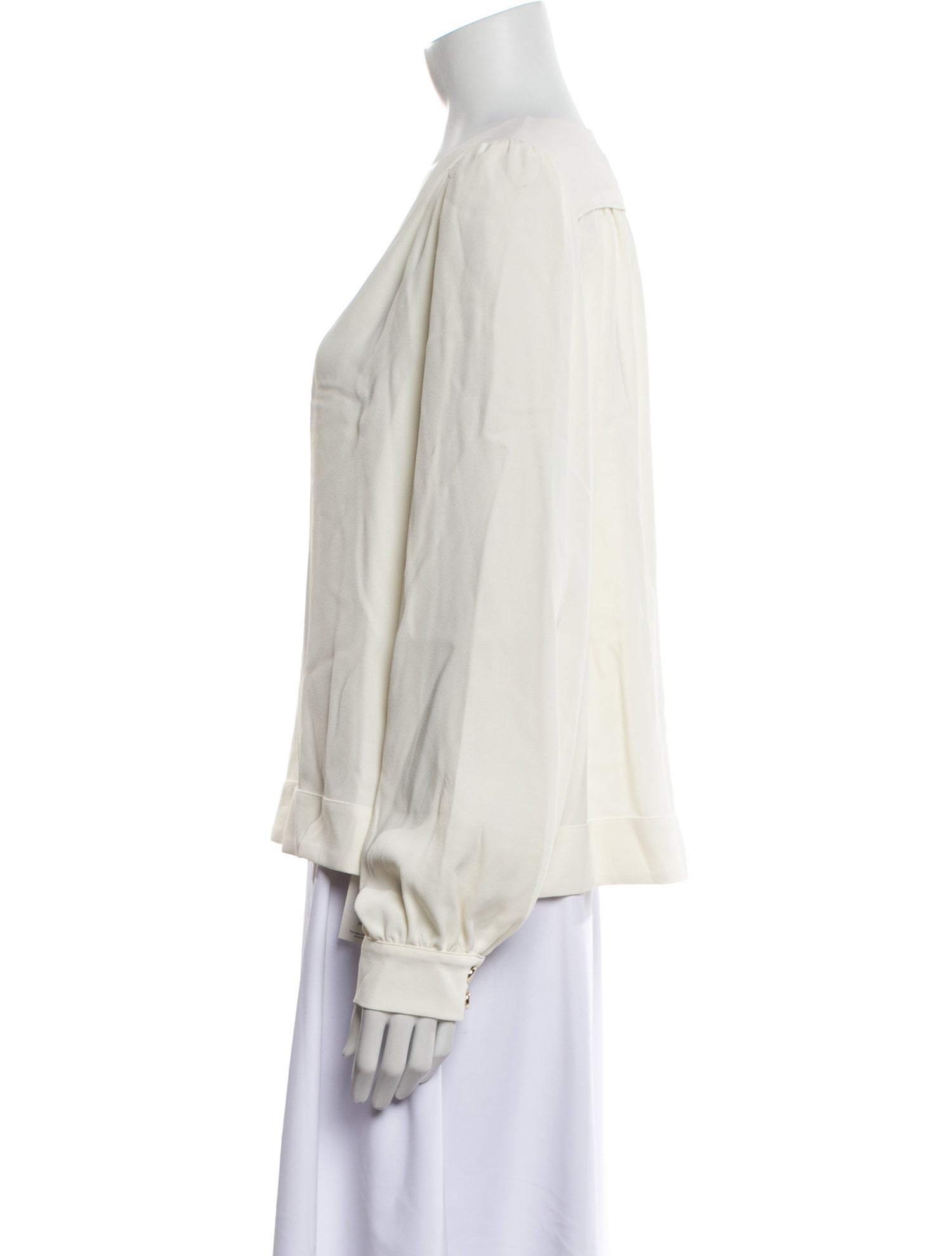 ZAPA Paris V-Neck Long Sleeve Blouse w/ Tags