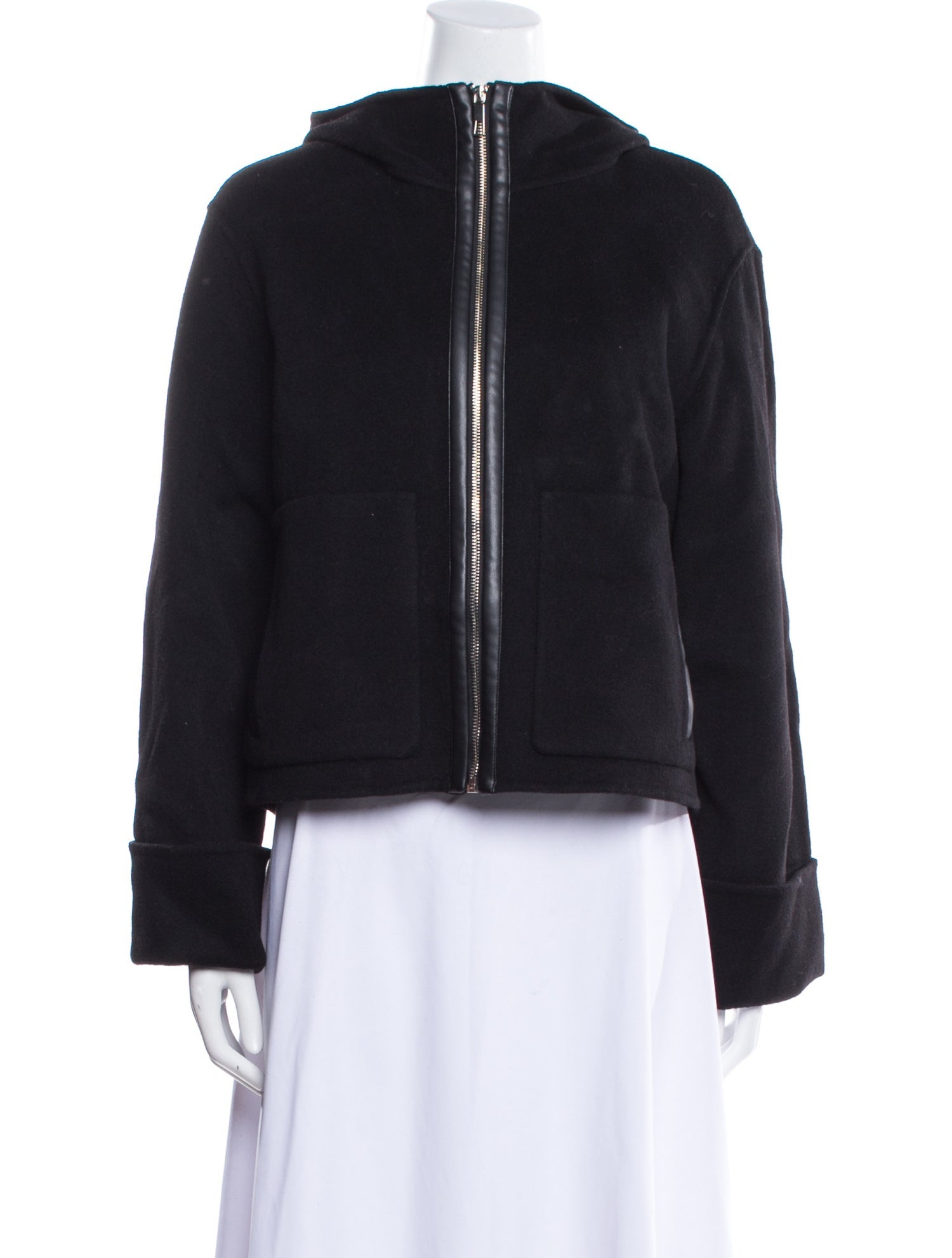 ZAPA Paris Wool Faux Fur Jacket