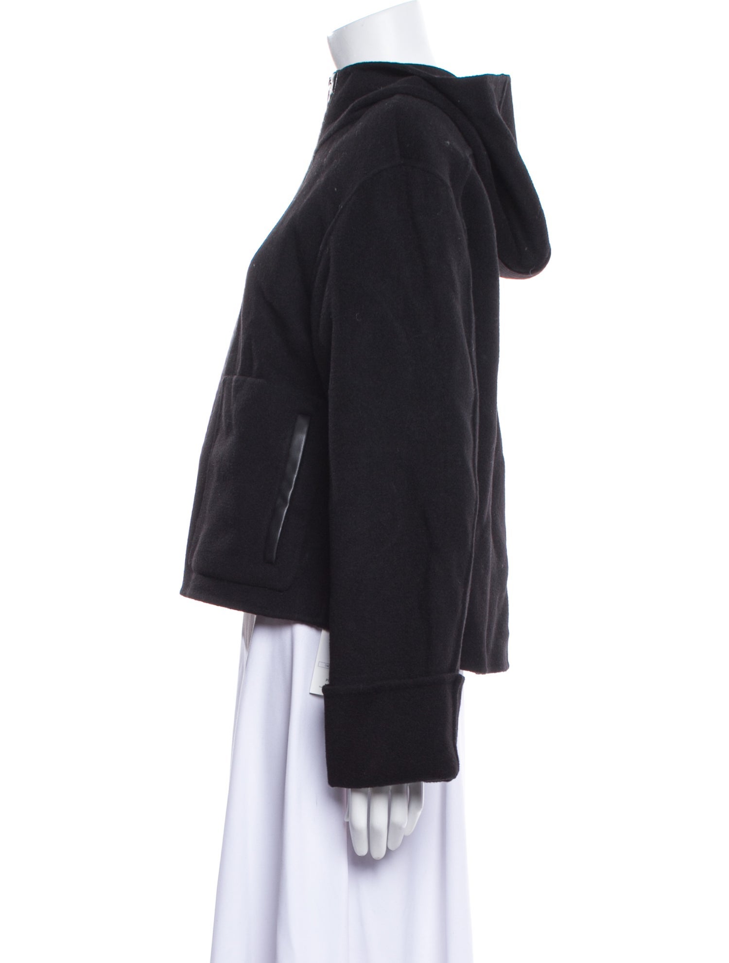 ZAPA Paris Wool Faux Fur Jacket