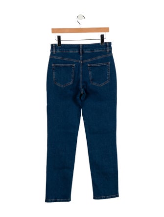 ZAPA Paris Mid-Rise Straight Leg Jeans