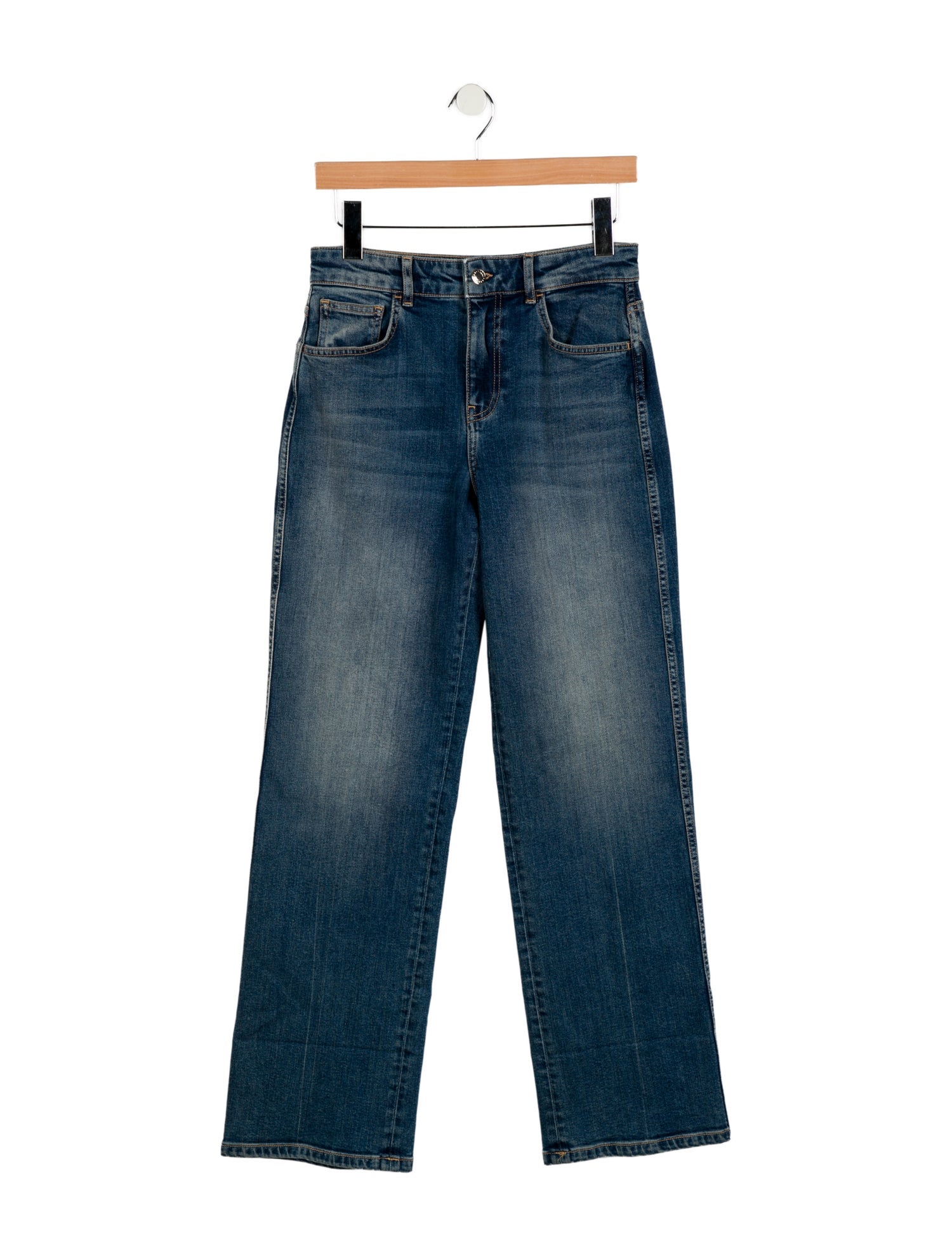 ZAPA Paris Mid-Rise Wide Leg Jeans