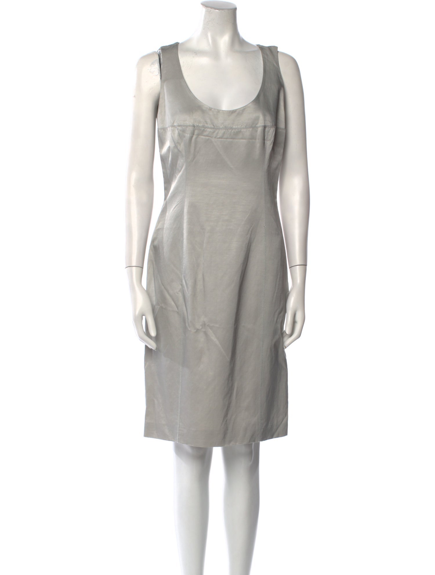 ZAPA Paris Scoop Neck Knee-Length Dress