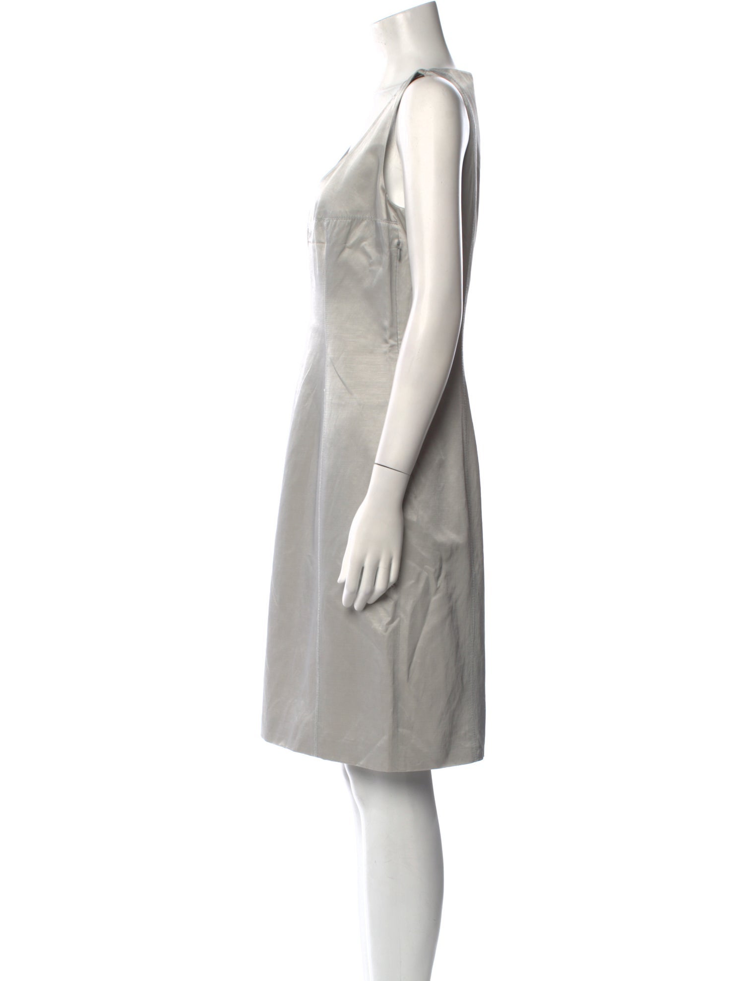 ZAPA Paris Scoop Neck Knee-Length Dress