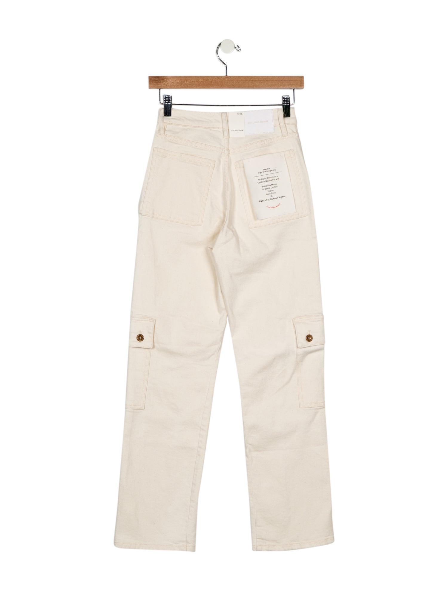 Outland Denim Mid-Rise Straight Leg Jeans w/ Tags