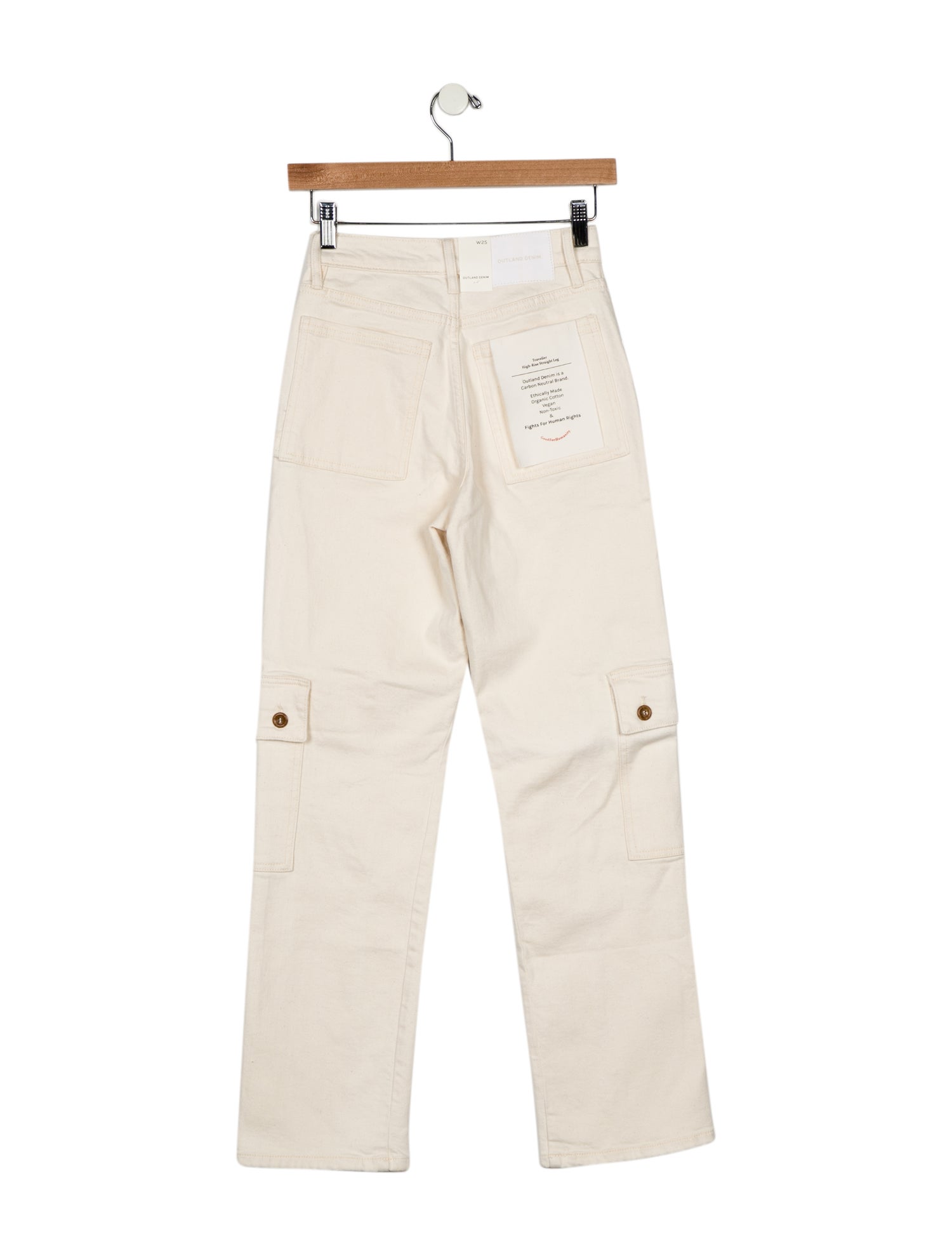 Outland Denim High-Rise Straight Leg Jeans w/ Tags