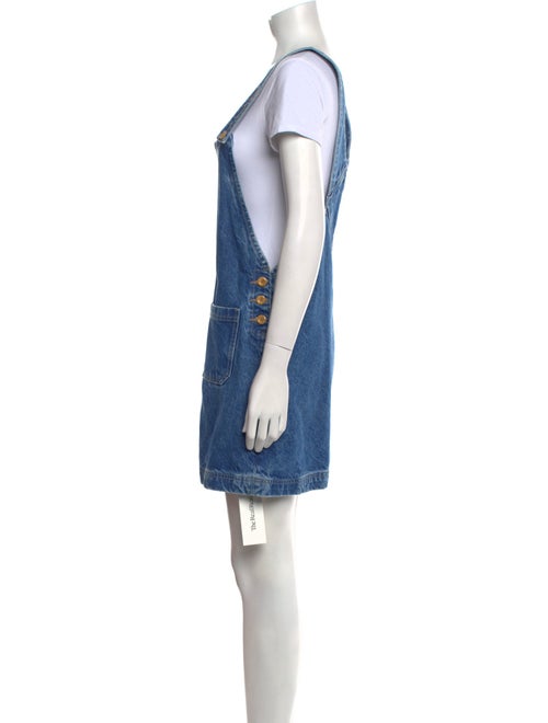 Outland Denim Square Neckline Mini Dress