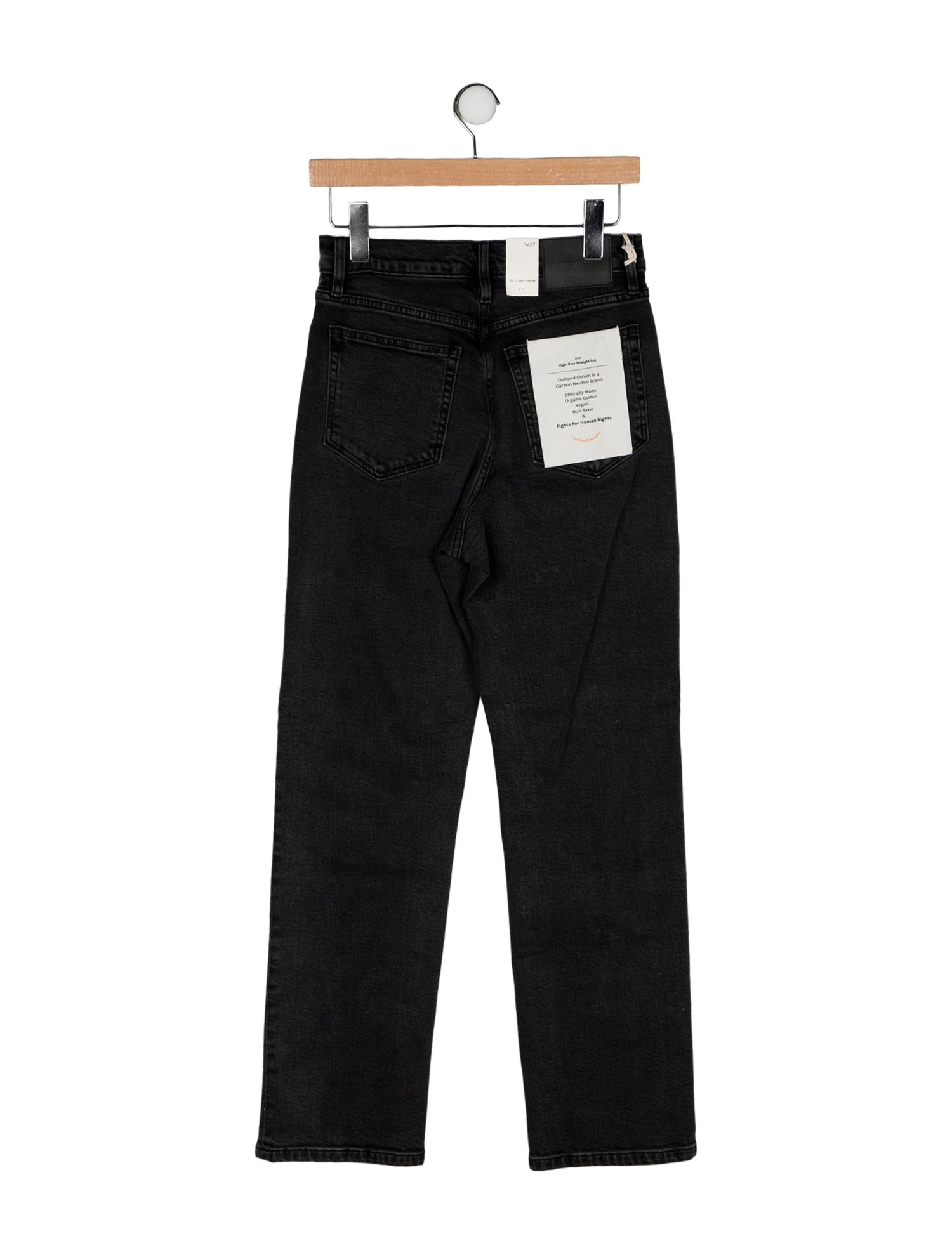 Outland Denim Mid-Rise Straight Leg Jeans w/ Tags