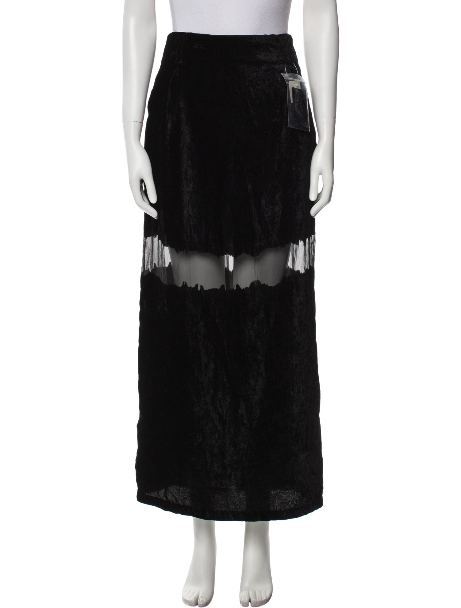 ★sale★Youji Yamamoto +NOIR yohji yamamoto+noir Ladies trench coat size 2 Black Solid