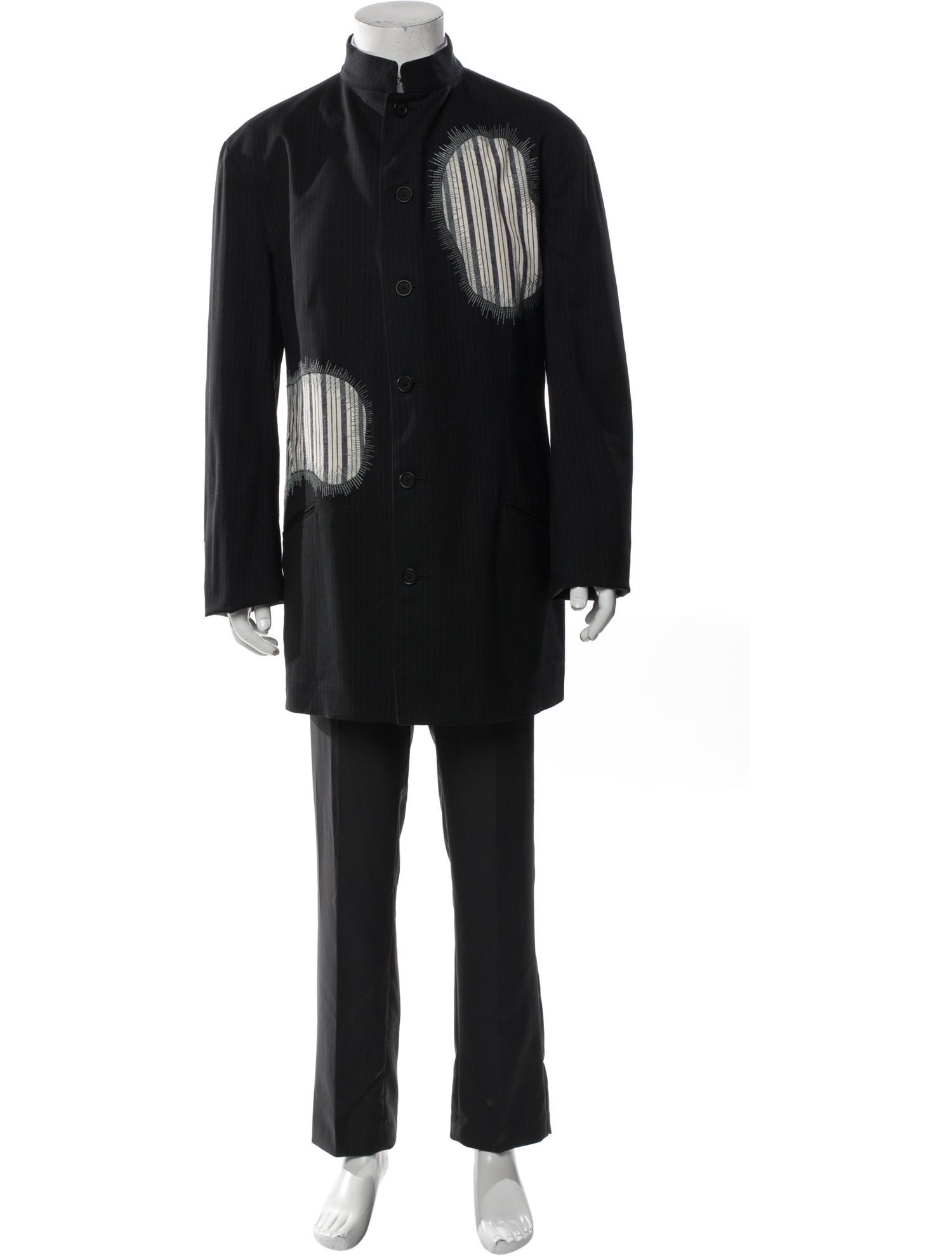 Yohji Yamamoto Pour Homme Wool Printed Jacket