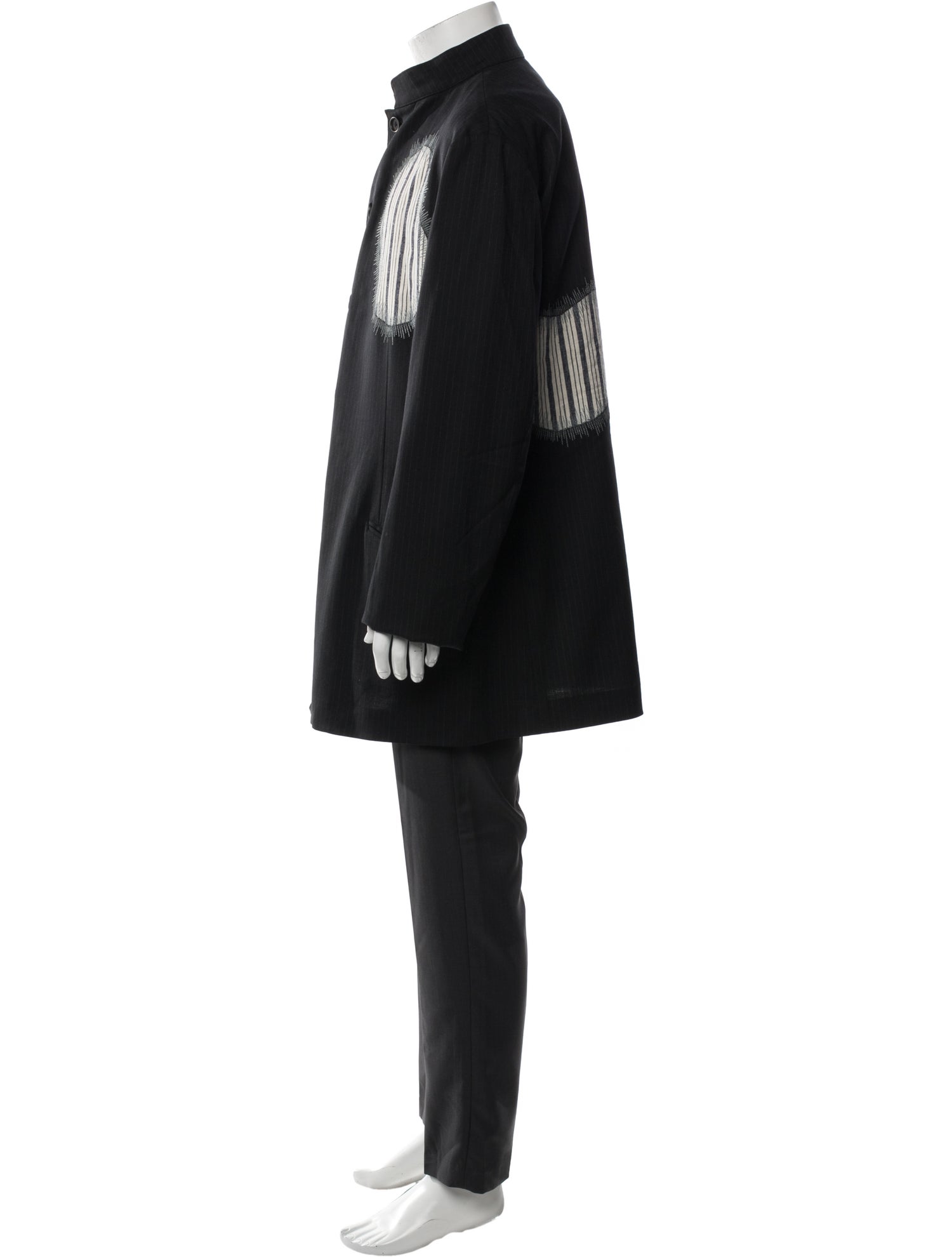 Yohji Yamamoto Pour Homme Wool Printed Jacket