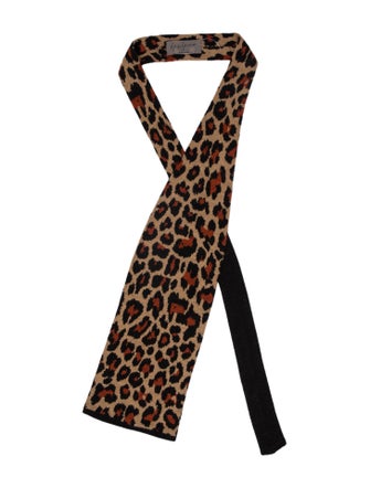 Yohji Yamamoto Pour Homme 2013 Animal Print Tie