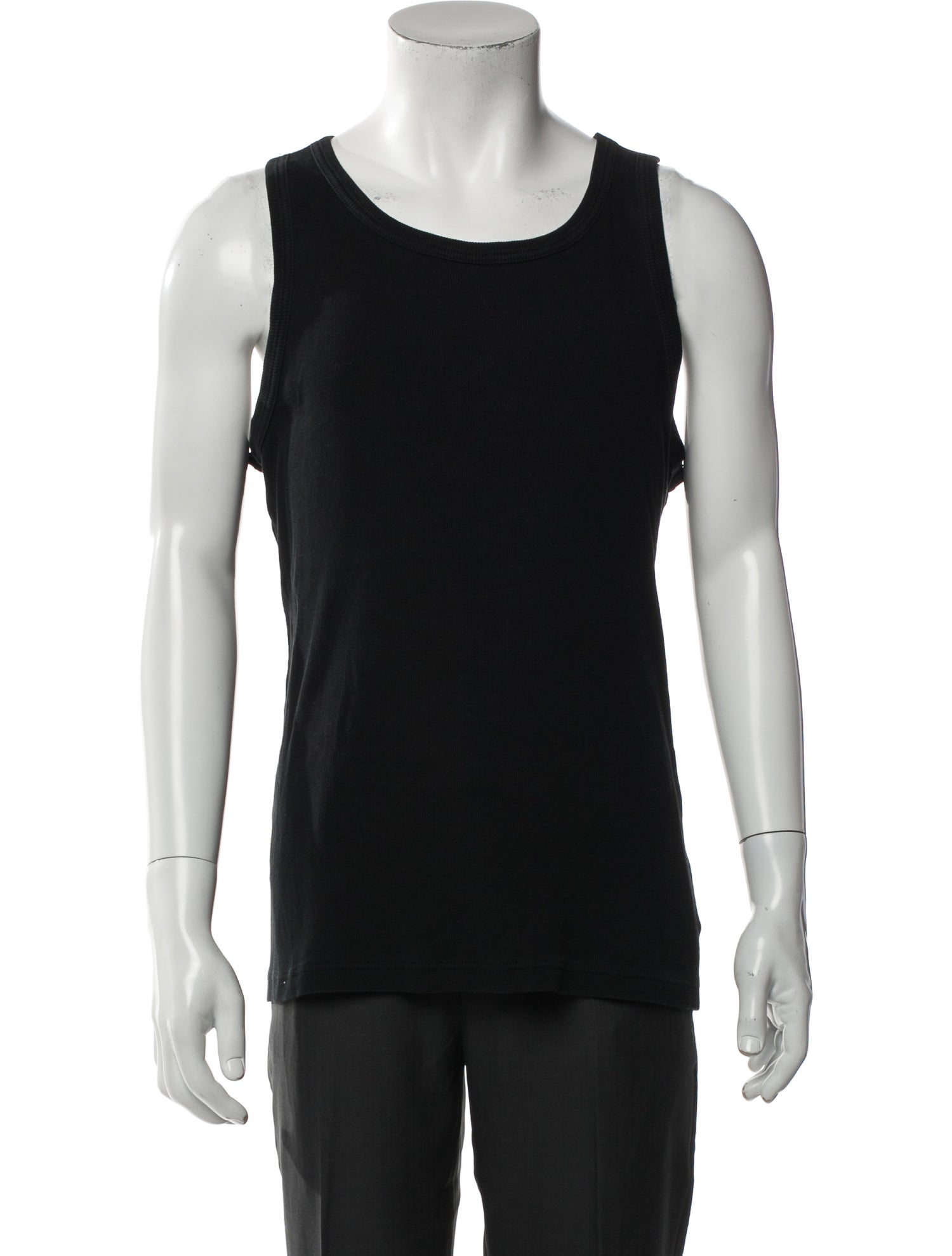 Yohji Yamamoto Pour Homme Scoop Neck Sleeveless Tank