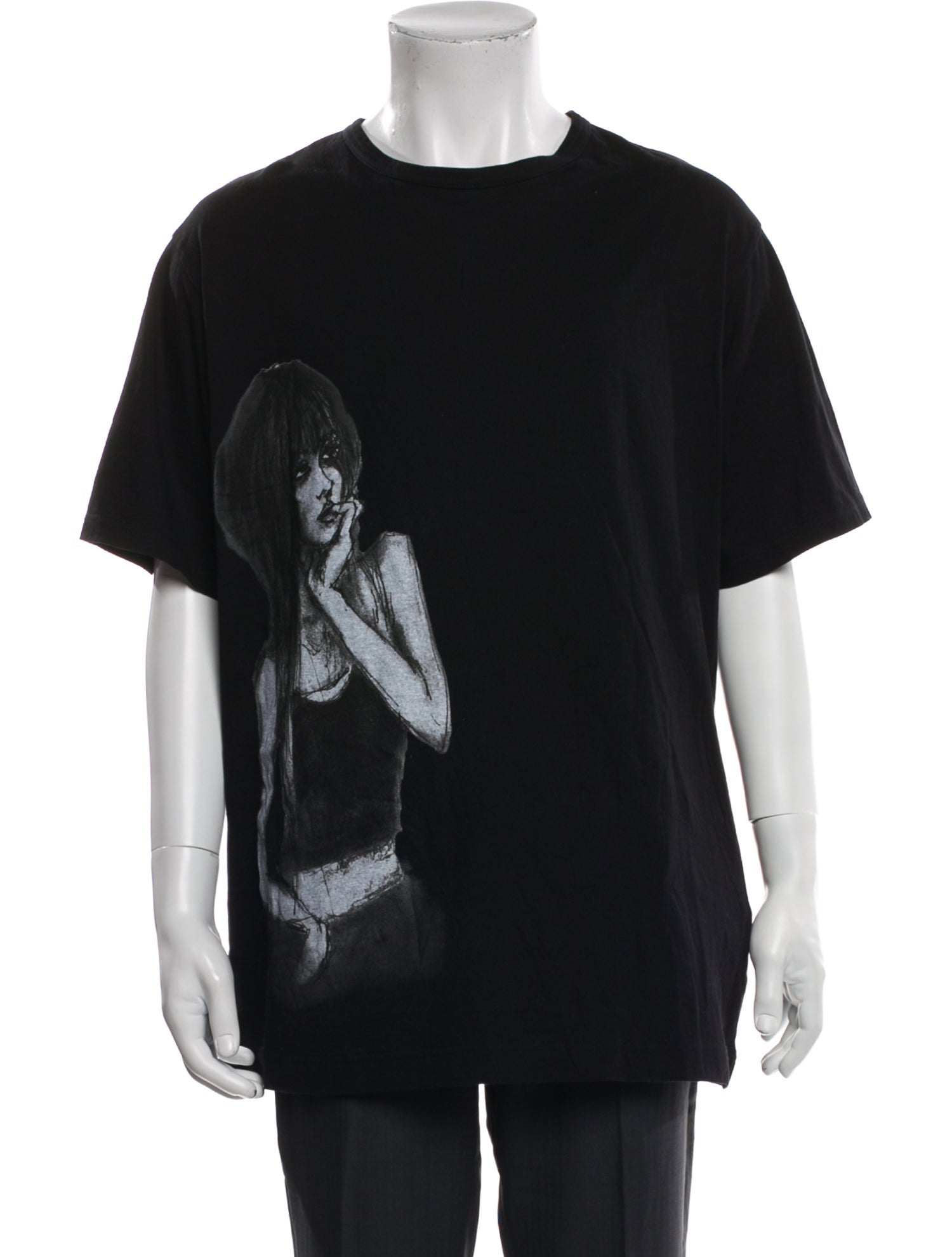 Yohji Yamamoto Pour Homme 2022 Graphic Print T-Shirt w/ Tags