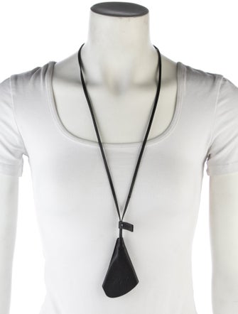 Yohji Yamamoto Pour Homme YOHJI YAMAMOTO DISCORD A02-701 KEY CHAIN NECKLACE BLACK