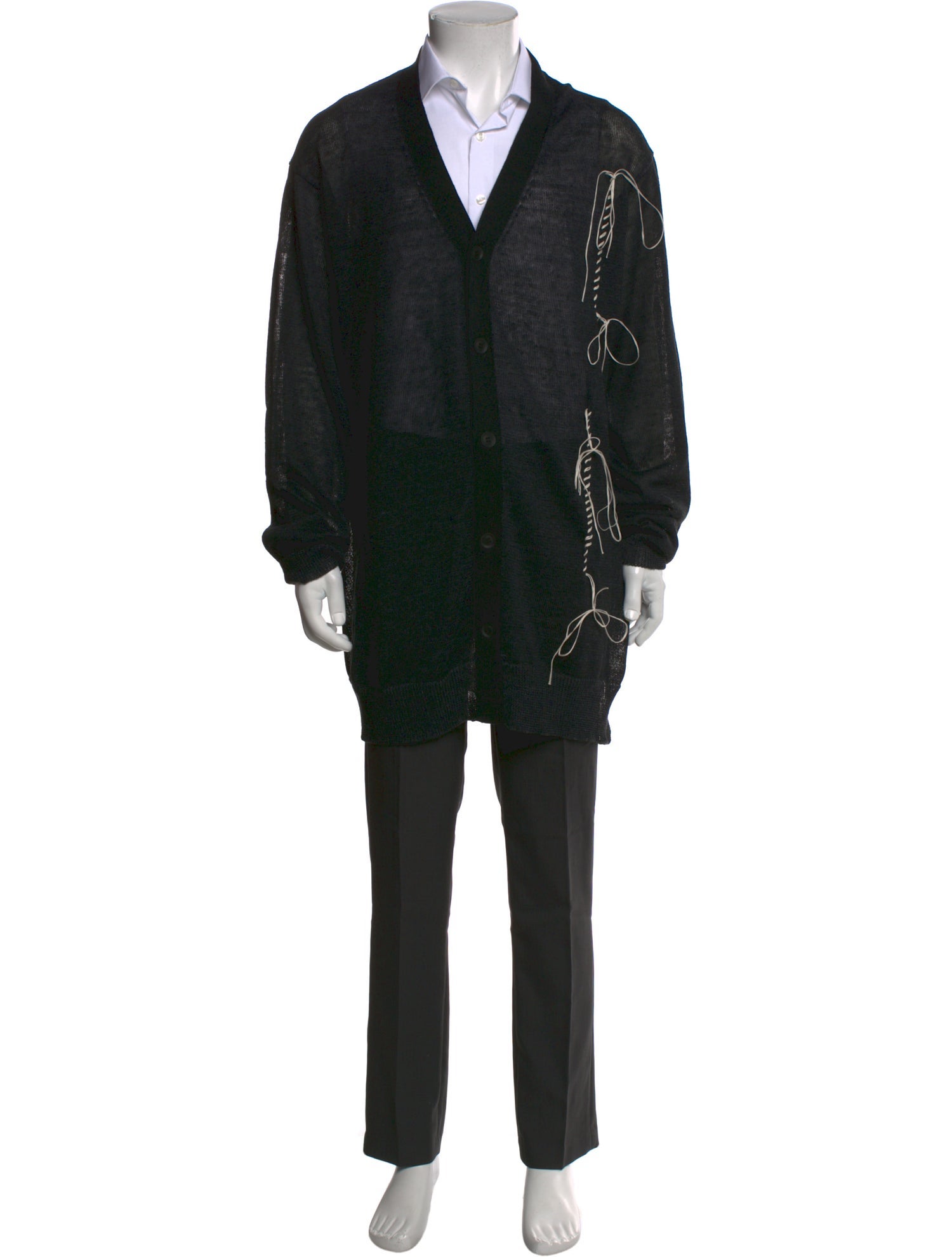 Yohji Yamamoto Pour Homme 2025 Linen Cardigan w/ Tags