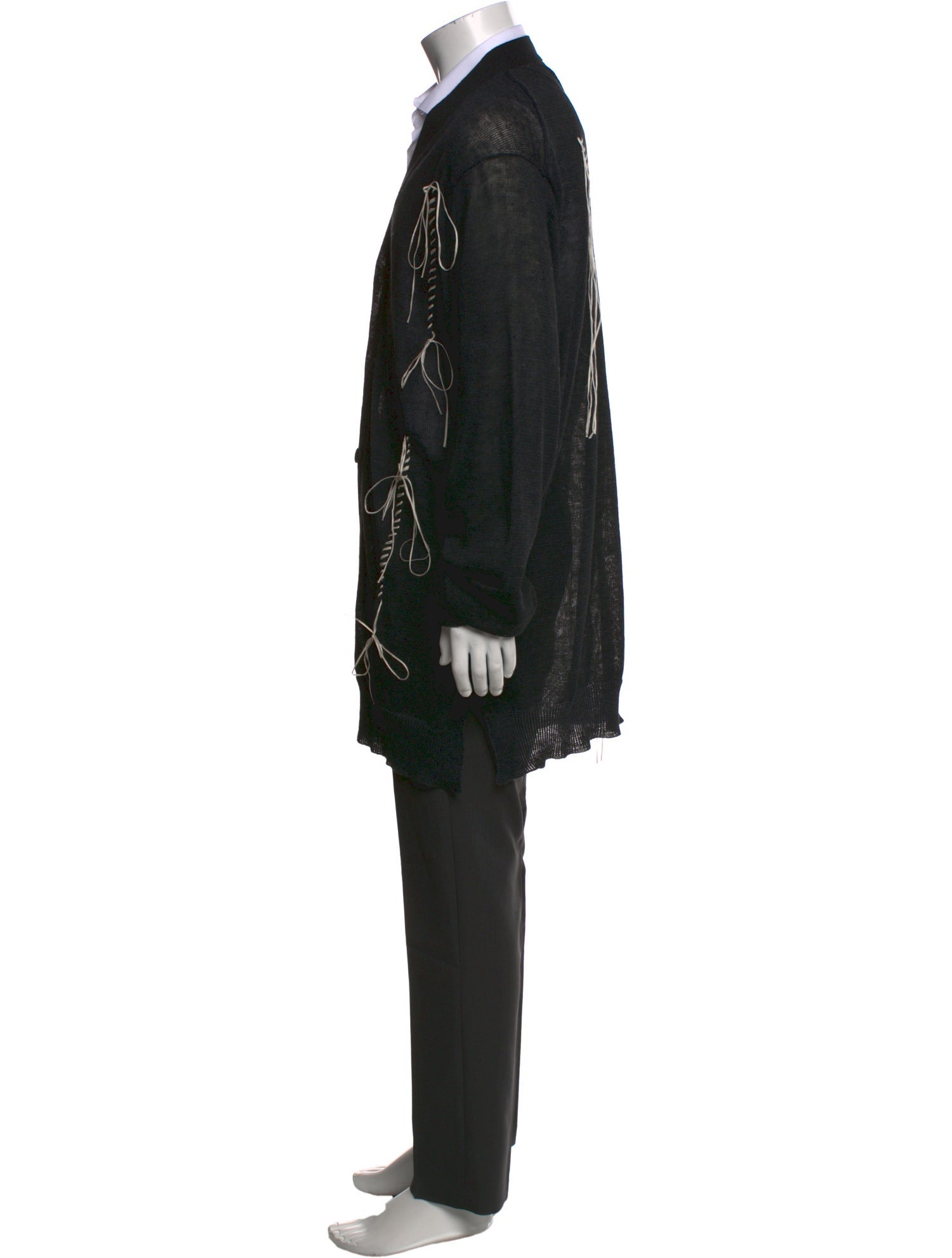 Yohji Yamamoto Pour Homme 2025 Linen Cardigan w/ Tags