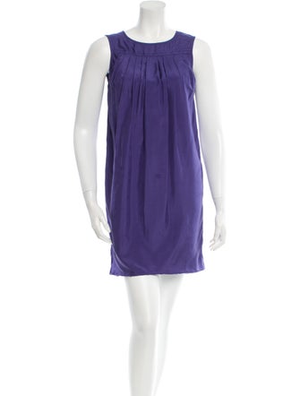 Yigal Azrouël Silk Pleated Dress