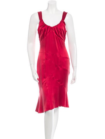 Yigal Azrouël Classic Sleeveless Silk Dress