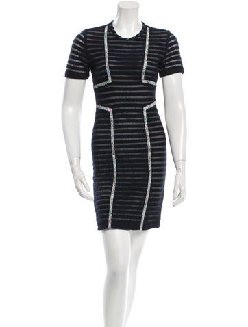 Yigal Azrouël Short Sleeve Mini Dress