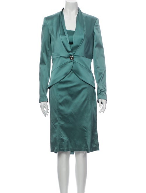 Yigal Azrouël Dress Set Green