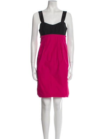 Yigal Azrouël Dresses Square Neckline Mini Dress US 8 | M