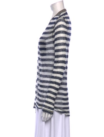 Yigal Azrouël Linen Striped Sweater