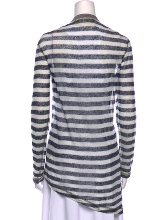 Yigal Azrouël Linen Striped Sweater