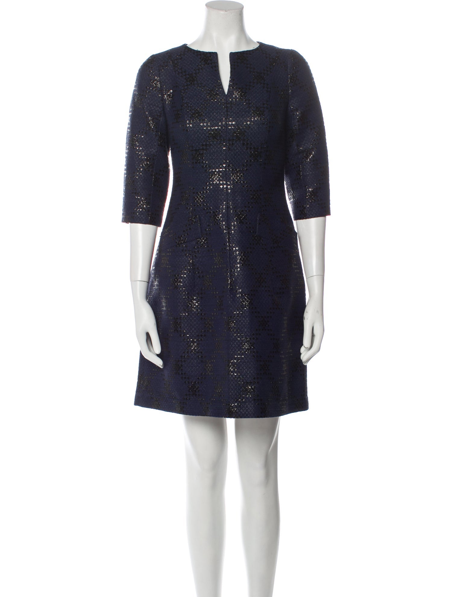 Yigal Azrouël V-Neck Mini Dress