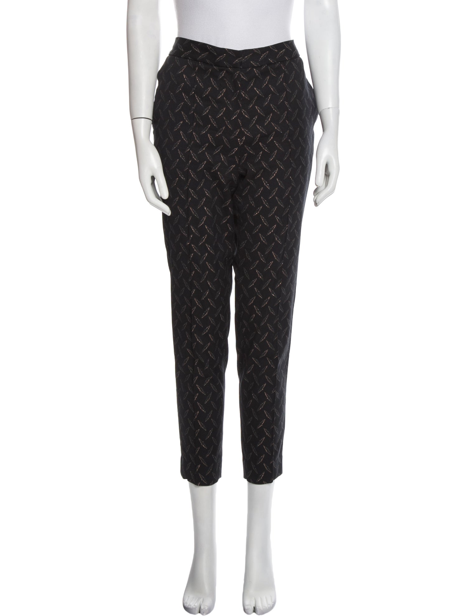 Yigal Azrouël Printed Skinny Leg Pants