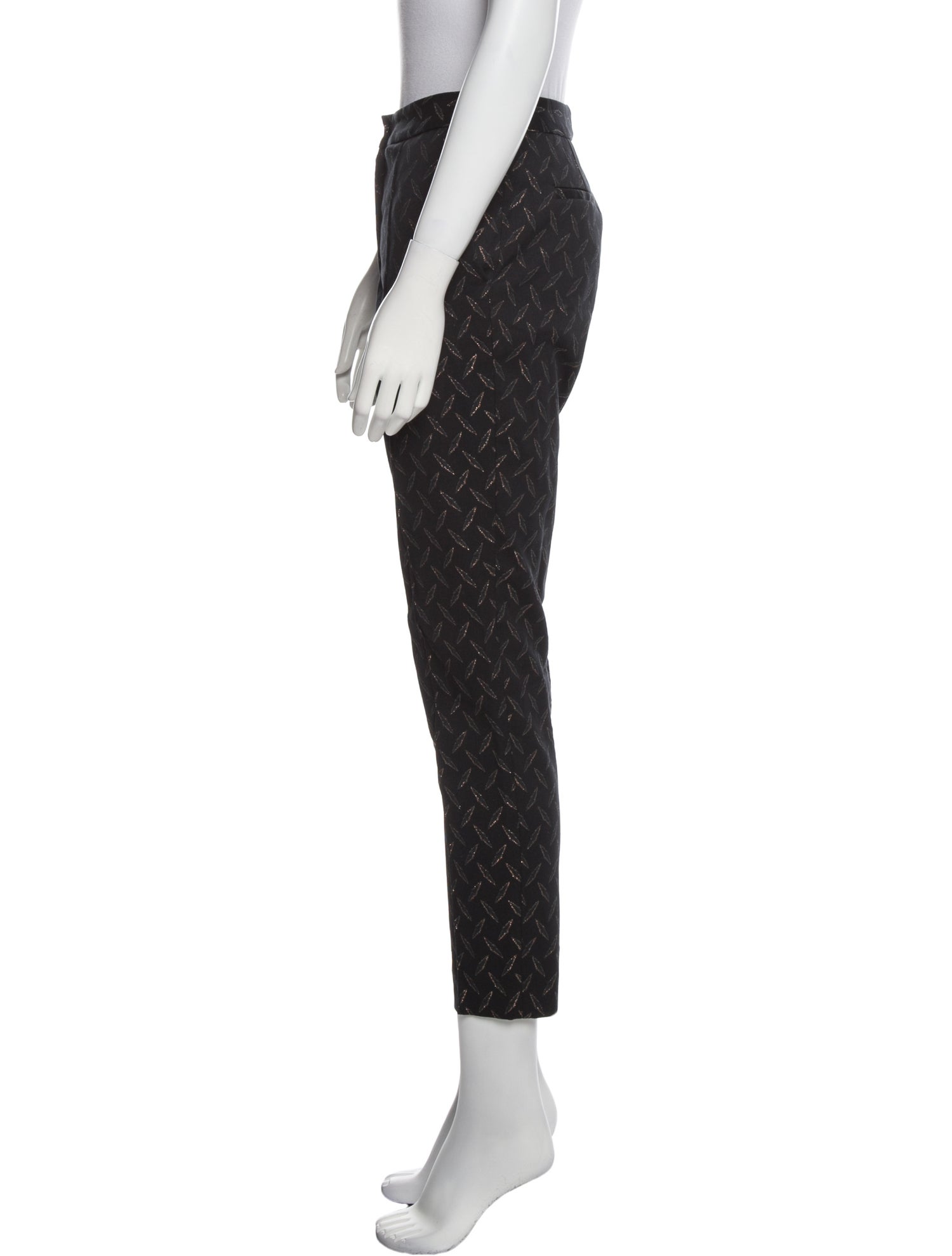 Yigal Azrouël Printed Skinny Leg Pants