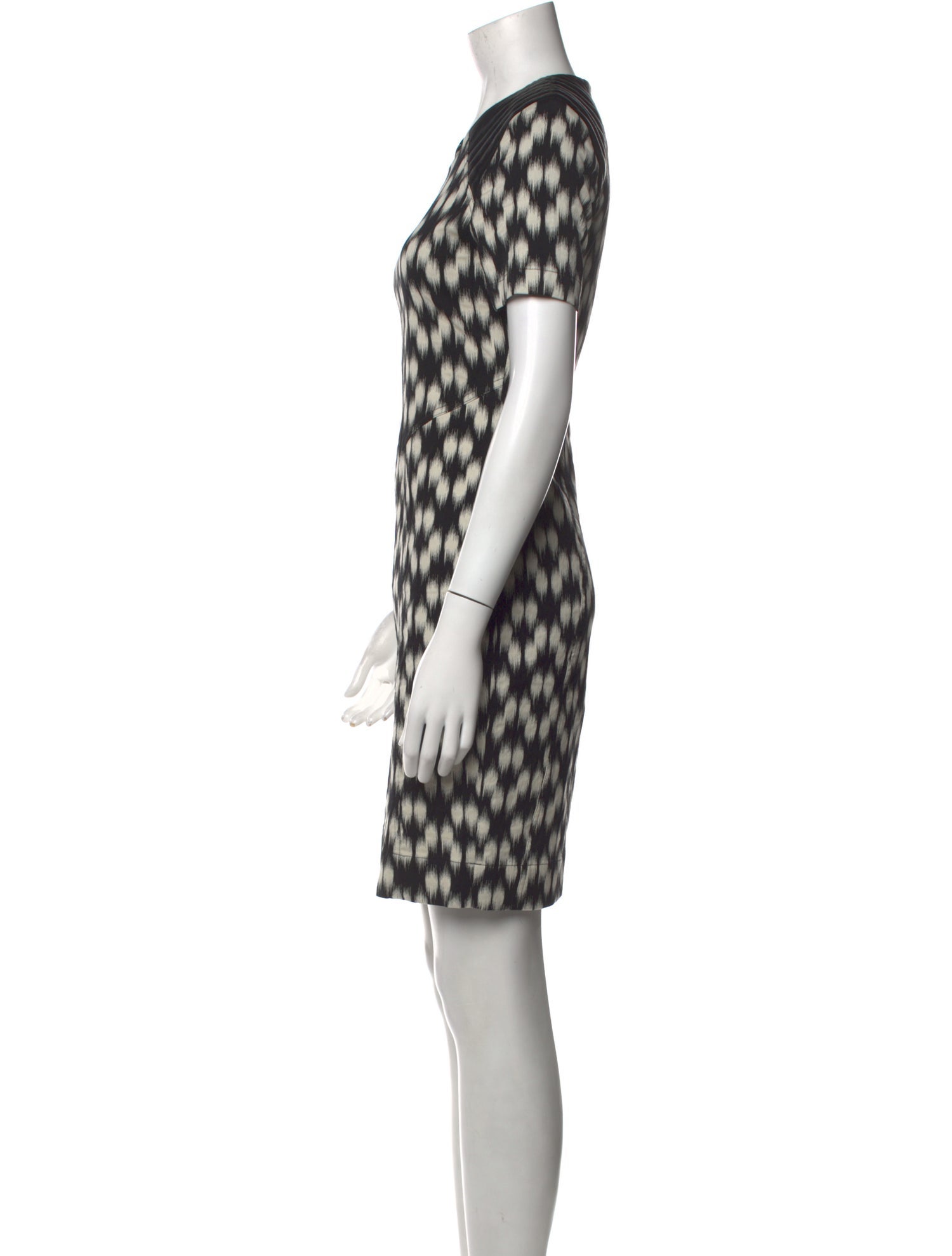 Yigal Azrouel Optic Eyelet Dress