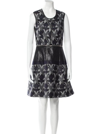 Yigal Azrouël Printed Knee-Length Dress