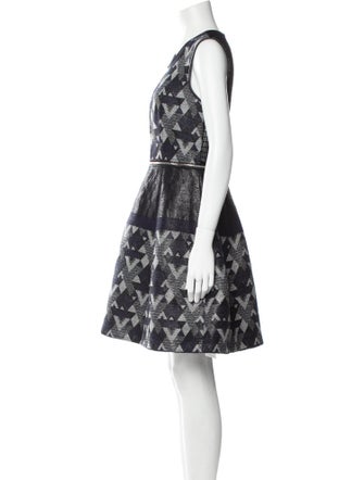 Yigal Azrouël Printed Knee-Length Dress